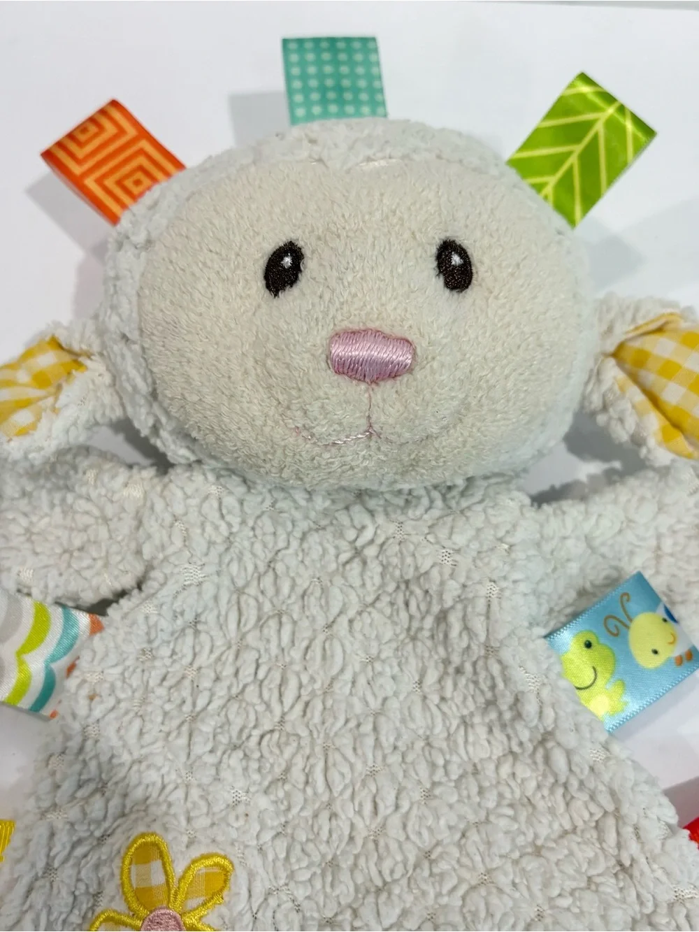 Taggies Mary Meyer‎ Baby Sherbet Lamb Lovey Soft Toy 12